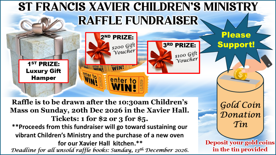 Children's Ministry Raffle Fund-raiser
